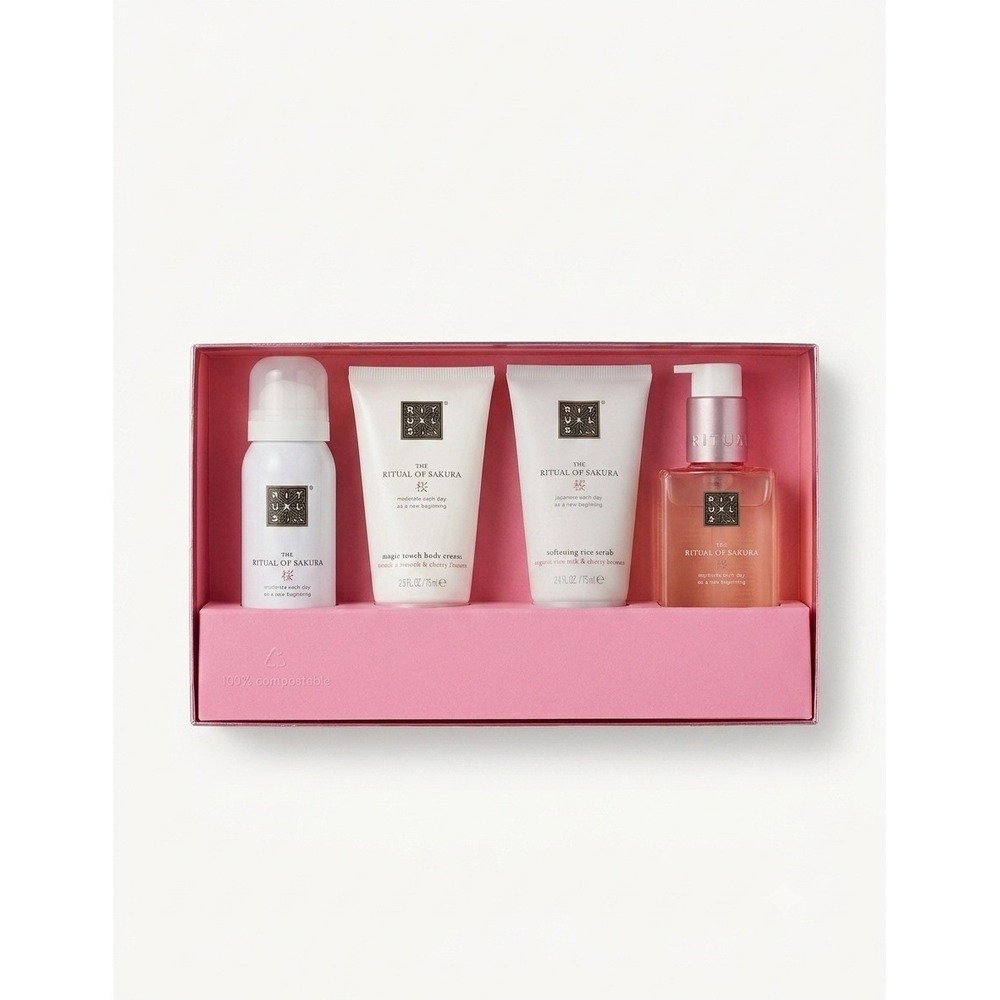Rituals The Ritual of Sakura Renewing Small Gift Set 4 Piece Travel Bath Body
